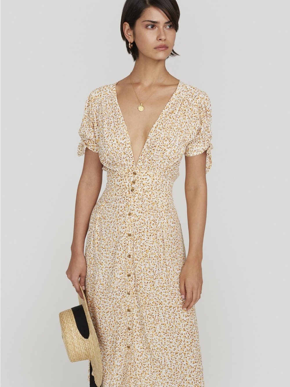 Faithfull the Brand Billie Midi Dress - Picture 1 of 8